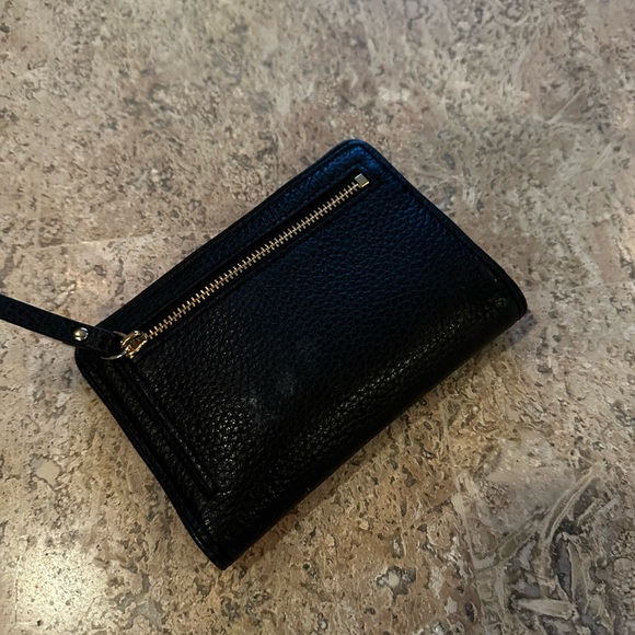 Black pebbled leather Kate spade wallet - Picture 3 of 3